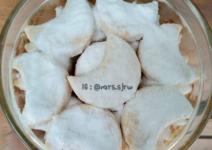 Resep 61. Kue Kering Putri Salju Ekonomis yang Enak Banget