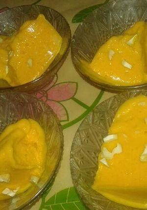 A picture of Mango Icecream.