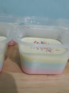 Foto resep Rainbow puding