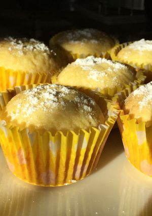 Una foto de Cupcakes de limón🍋