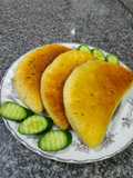 خبز الثوم والجبنه