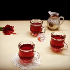Hibiscus tea A picture of Hibiscus tea.