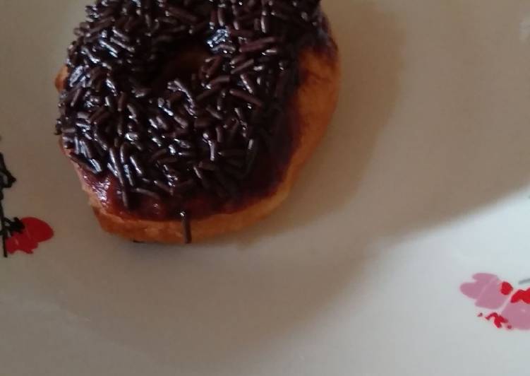 Donat Kentang Saus Coklat
