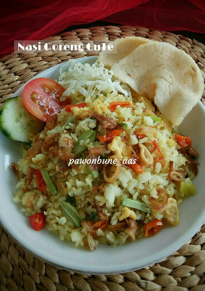 Foto resep Nasi Goreng CuTe (Cumi Pete)