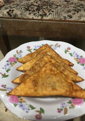 Foto resep Kulit Pangsit Isi Pisang#BikinRamadanBerkesan#Day10