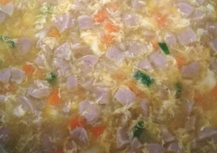 Bumbu Sup Sosis, Jagung, Wortel Simpel | Langkah Membuat Sup Sosis, Jagung, Wortel Simpel Yang Enak Dan Mudah