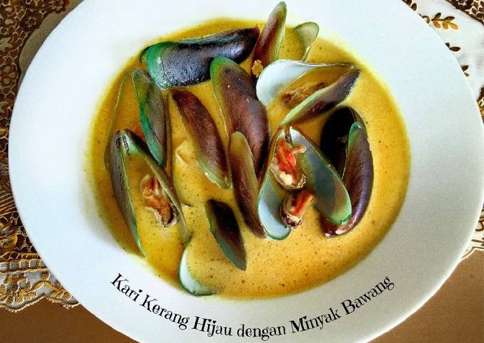 Kari Kerang Hijau Dengan Minyak Bawang