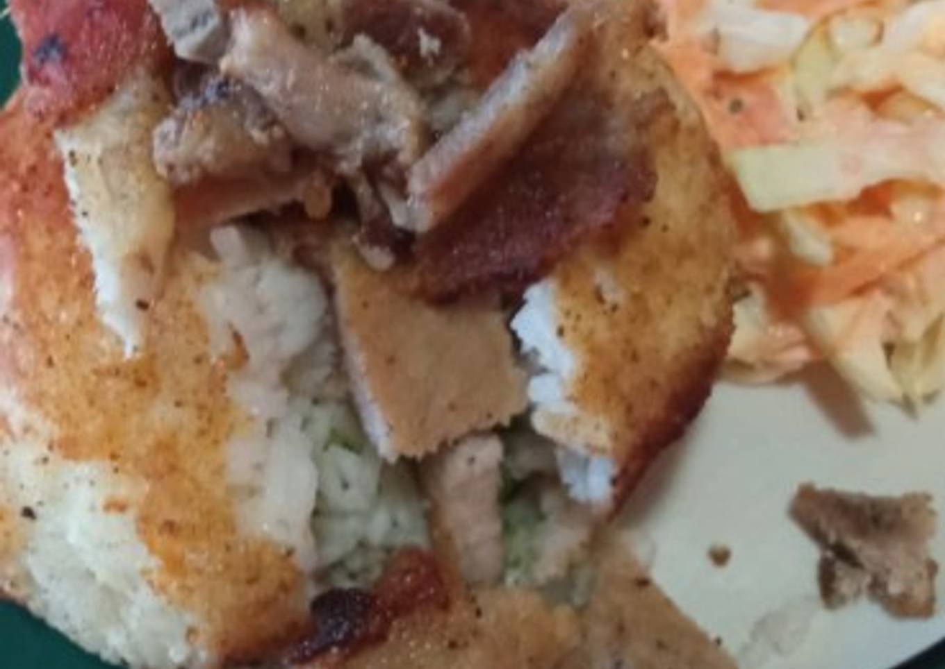 Bola de arroz con puerco