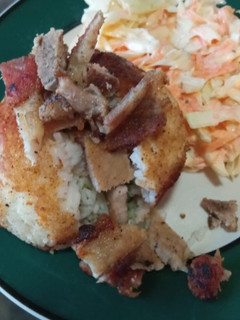 Una foto de Bola de arroz con puerco