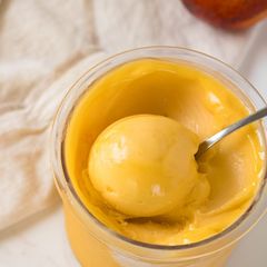 A picture of Kong peach creami.