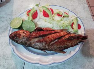 Una foto de Pescado marinado