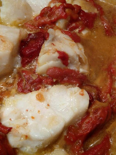 Una foto de Bacalao al horno
