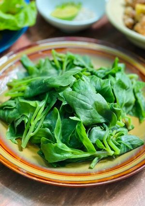 Hình của món Rau Rừng Luộc.