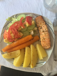 Una foto de Salmon al horno