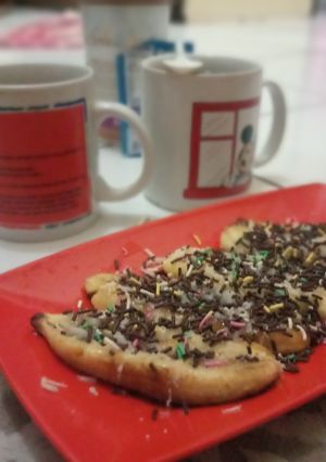 Foto resep Pisang Bakar Coklat Keju