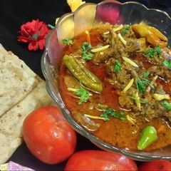 A picture of Aschar ghosht.