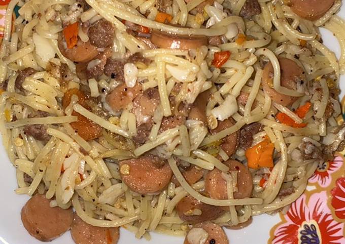 Spaghetti Aglio Olio bahan seadanya