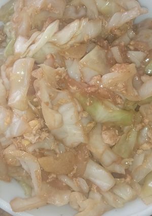 Gambar Kobis Goreng Kerisik Telur Simple Tapi Padu