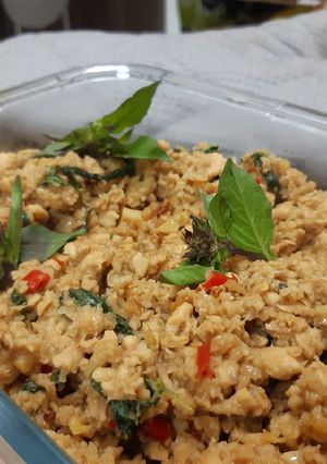 Foto resep Chicken Thai Basil (Pad Kra Pao Gai)