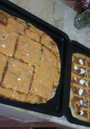 صورة لوصفة البيتزا السريعه