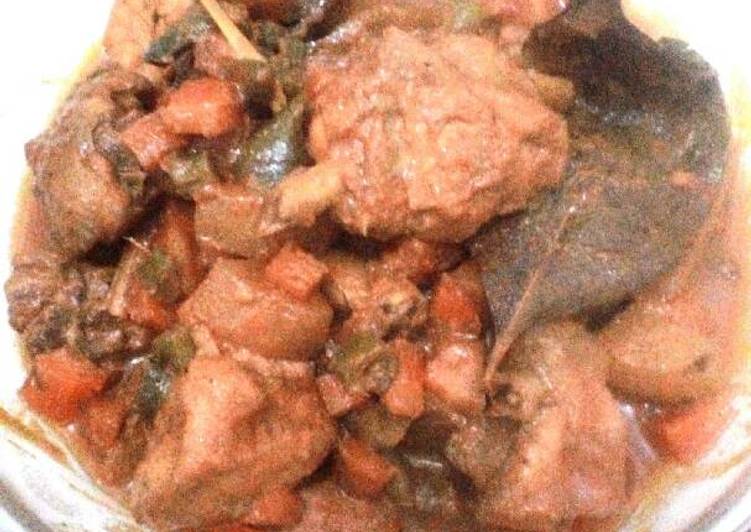 Resep Tumis sayur pedas campur ayam yang Lezat