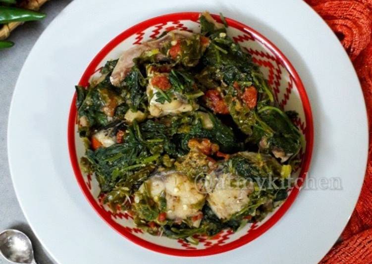 Fish With Spinach