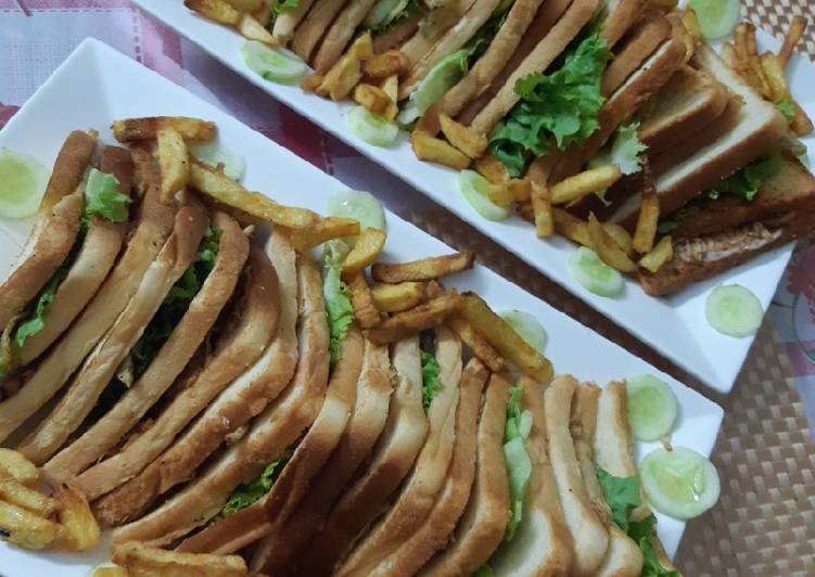 Simple Way to Prepare Delicious Club Sandwiches