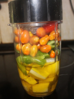 Una foto de Gazpacho de tomates cherry