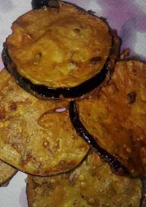 A picture of Crispy spicy bringle (Bengan). #RamdanSpecial.