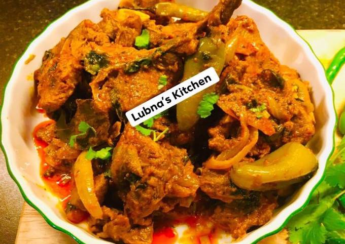 Recipe of Any-night-of-the-week Lamb Bhuna (Fry Lamb Meat)