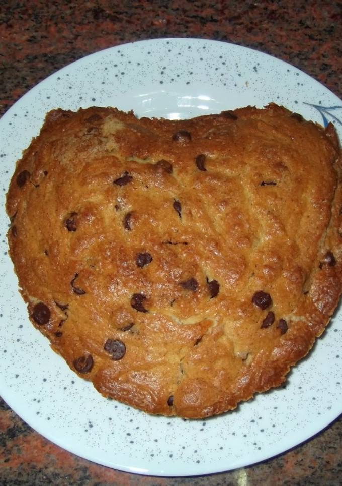 Una foto de Bizcocho con pepitas de chocolate