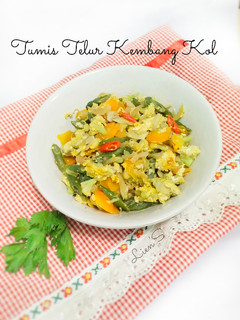 Foto resep Tumis Telur Kembang Kol