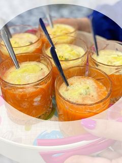 عکسی از دستور آب هویج بستنی