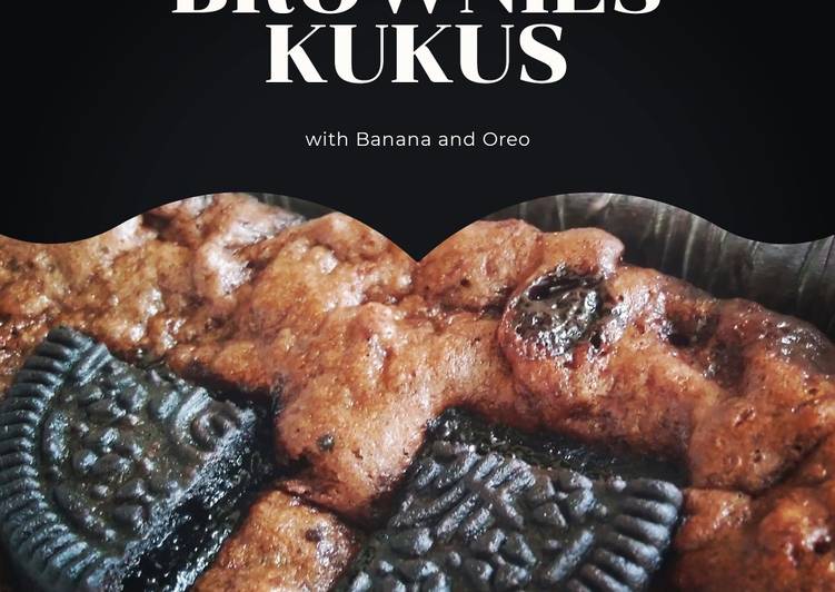 Resep Brownies kukus with banana and oreo yang Enak Banget