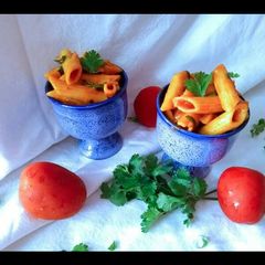 A picture of Tomato Penne Pasta.