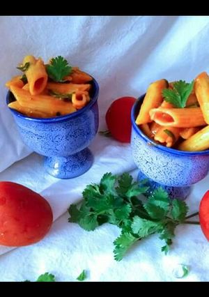 A picture of Tomato Penne Pasta.