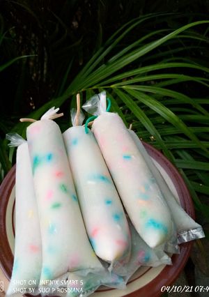 Foto resep Es lilin susu meses