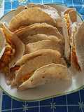 Tacos de verdura y pollo