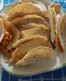 Tacos de verdura y pollo