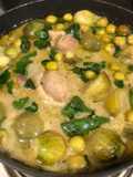 Green Curry Chicken (using ready-made green curry paste)