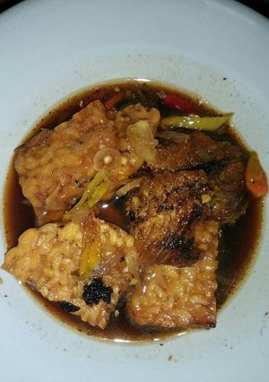 Foto resep Cue Tongkol dan Tempe kuah kecap