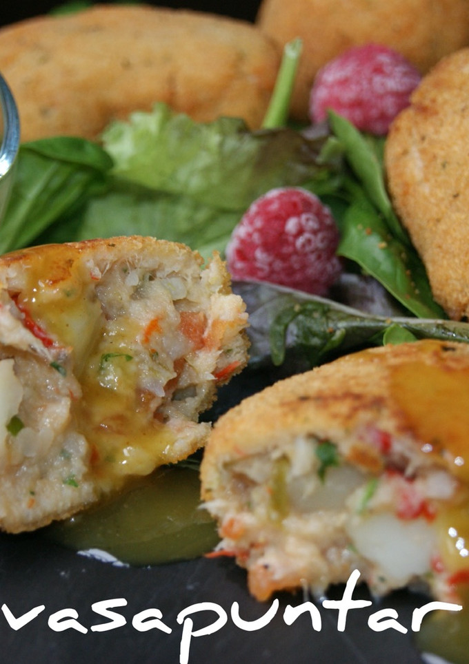 Una foto de Croquetas de corvina