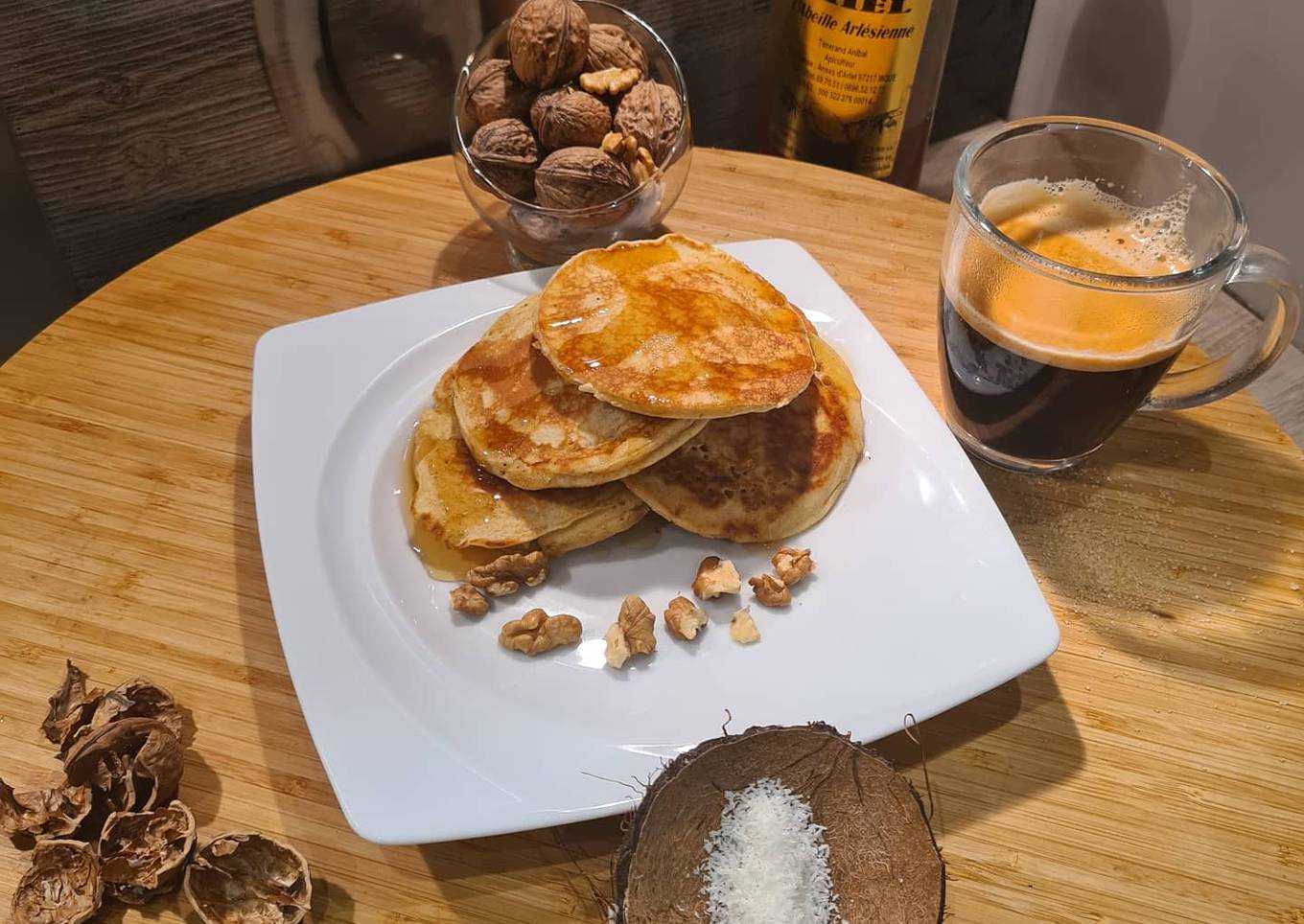 Pancakes crème de coco