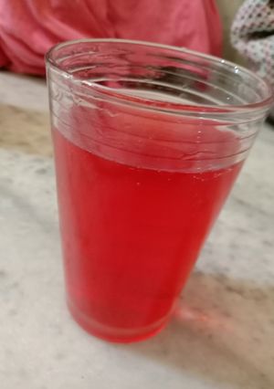 A picture of Roohafza Drink.
