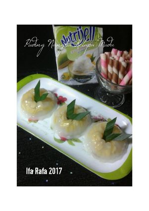 Foto resep Puding Nangka Kelapa Muda KW (Menu Anak)