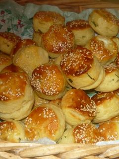 Snidlinges - szezámmagos pogácsa recept fotója