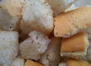 Una foto de Croutons