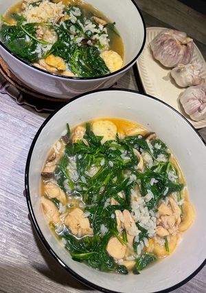 龍葵雞肉鹹粥 的食譜成品照片