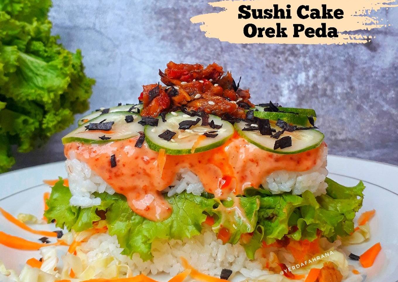 Sushi Cake Orek Peda 예르다 🍣