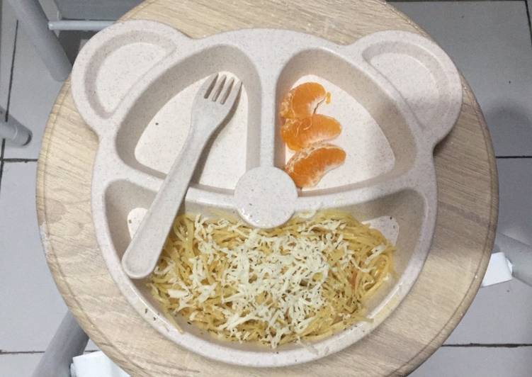 Spaghetti aglio o lio untuk anak 2 tahun